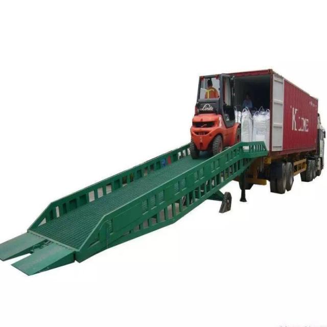 定制款加重鋼格網(wǎng)移動登車橋